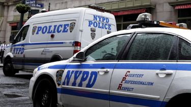 Patrullas de la Policía de Nueva&nbsp;York de vigilancia, en una imagen de 2014.