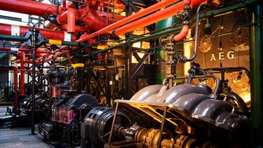 Imagen de una planta de gas.