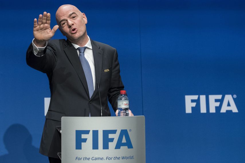 El presidente de la FIFA, Gianni Infantino, defendió la decisión del máximo organismo mundial de fútbol