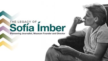 Flyer de la muestra sobre Sofía Ímber en la Universidad de Miami.&nbsp;