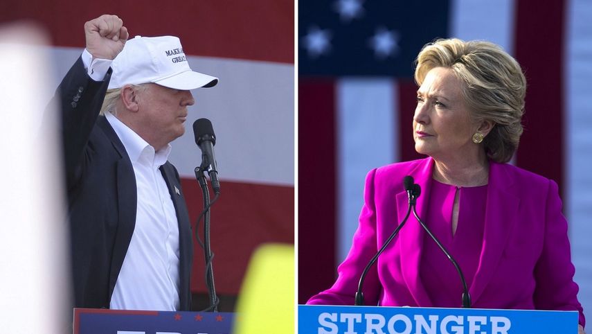 El candidato republicano Donald Trump y la demócrata Hillary Clinton, siguen virtualmente empatados en las encuestas.