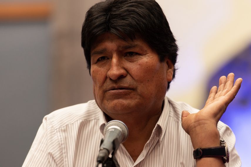 Evo Morales está acusado de sedición y terrorismo por haber ordenado cercar importantes ciudades en el marco de las protestas postelectorales. ARCHIVO.