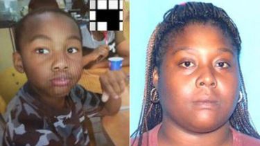 Fotos del pequeño Roy Stephens III y de su madre, Rickquita Monique Wright, difundidas por la Policía de Hialeah.