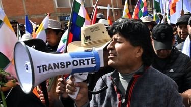 El exdictador boliviano Evo Morales.