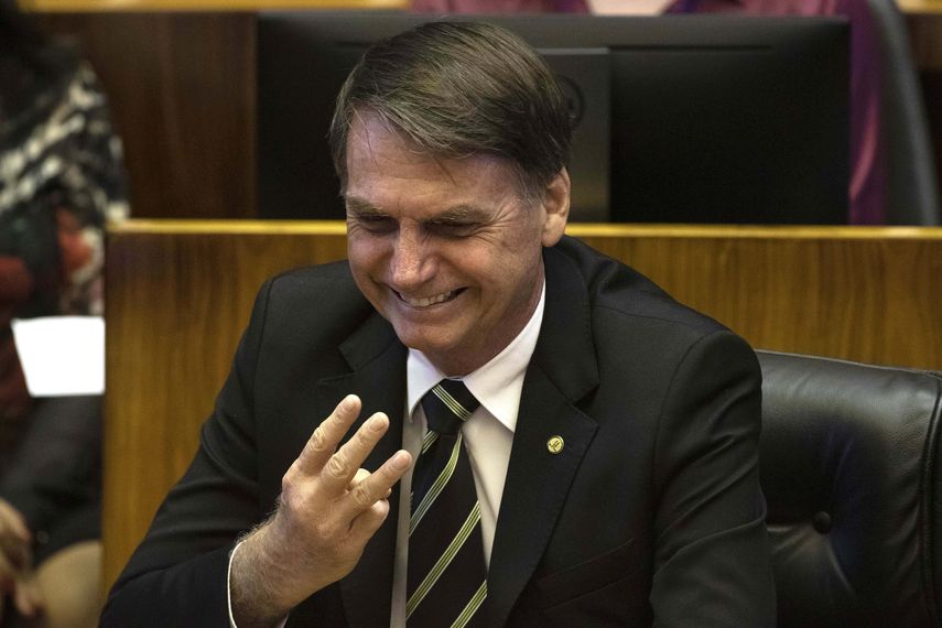 Bolsonaro llegó por primera vez a Brasilia desde los comicios del pasado 28 de octubre y pasará tres días en la capital para ajustar detalles de la transición con el mandatario&nbsp;Michel Temer.