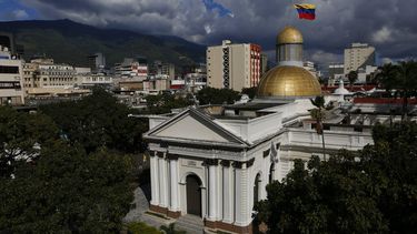 El Palacio Federal Legislativo, sede de la Asamblea Nacional, Caracas, Venezuela.
