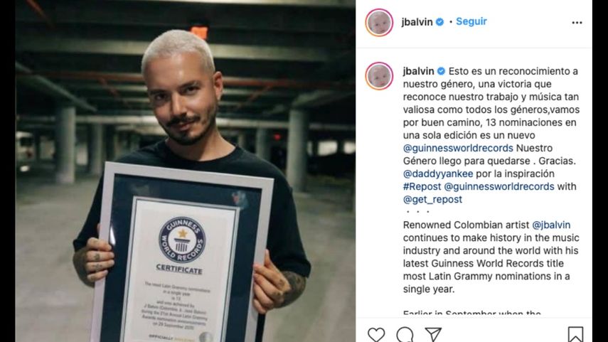 J Balvin.