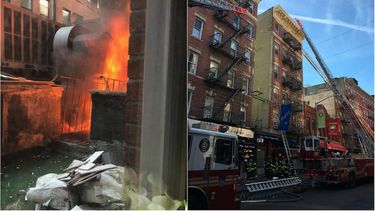 doce personas lesionadas durante fuego en barrio italiano de nueva york