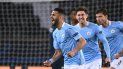 El centrocampista argelino del Manchester City, Riyad Mahrez, celebra tras marcar un gol durante el partido de ida de la semifinal de la Liga de Campeones de la UEFA contra el PSG en el estadio Parc des Princes de París el 28 de abril de 2021 El centrocampista argelino del Manchester City, Riyad Mahrez, celebra tras marcar un gol durante el partido de ida de la semifinal de la Liga de Campeones de la UEFA contra el PSG en el estadio Parc des Princes de París el 28 de abril de 2021