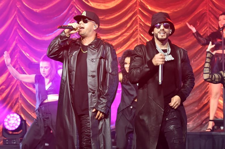 Los cantantes de música urbana Wisin & Yandel.
