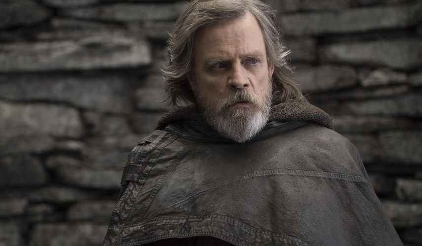 Mark Hamill es Luke Skywalker en Los &Uacute;ltimos Jedi.