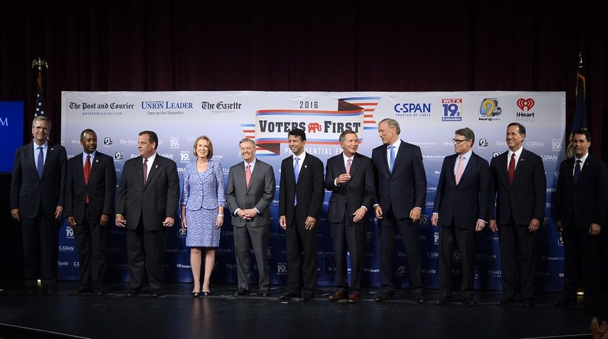 Algunos de los candidatos republicanos a la Presidencia de Estados Unidos.(EFE)