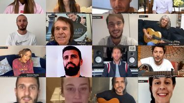 Collage de im&aacute;genes de algunos de los artistas que participaron en La Liga Santander Fest.&nbsp;