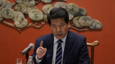 El enviado de China a Ucrania, Li Hui.