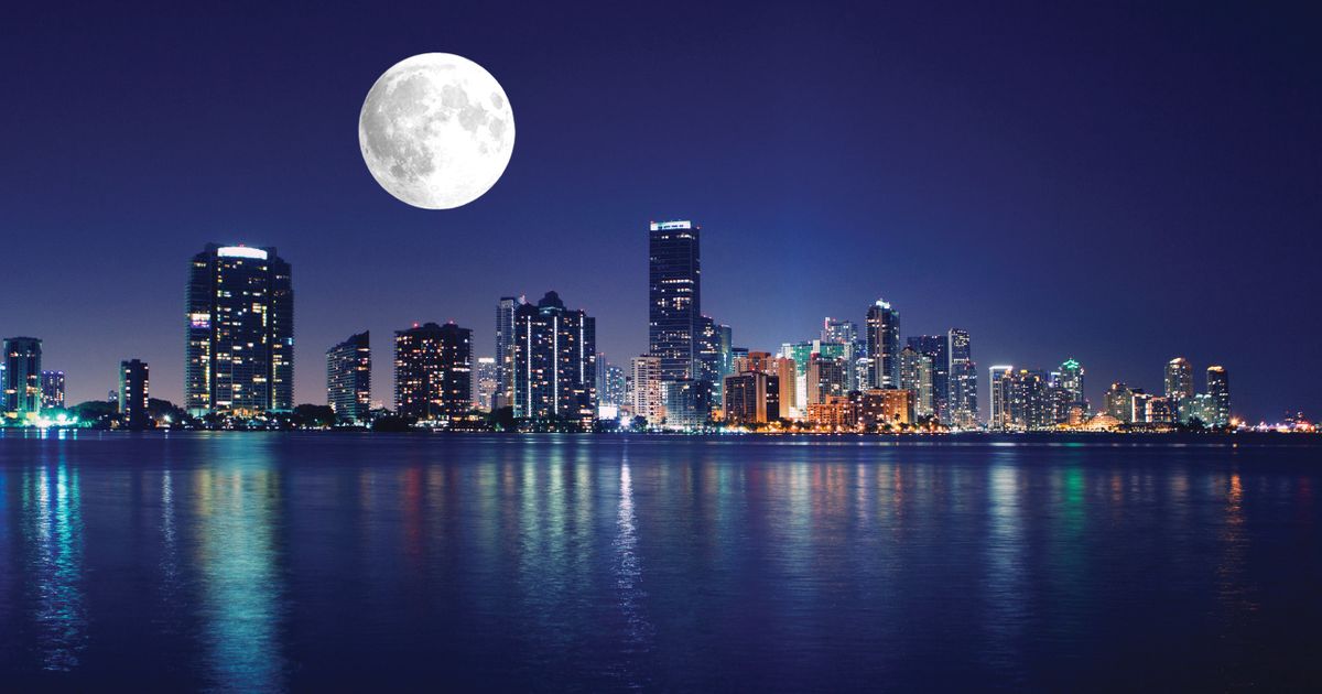 Superluna podrá verse en sur de Florida antes del amanecer