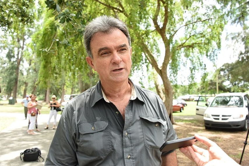 Ramón Saúl Sánchez, presidente del Movimiento Democracia (G. SANTALUCCI)