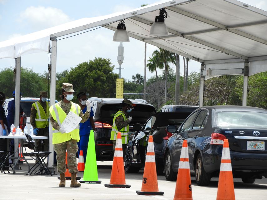 Hard Rock Stadium continuará realizando las pruebas de COVID.