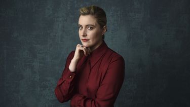 Greta Gerwig posa durante el almuerzo anual para los nominados al Oscar, el lunes 27 de enero del 2020 en el Hotel Loews en Los Angeles.&nbsp;