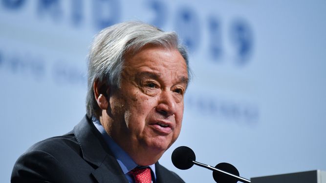 El&nbsp;secretario general de la ONU, António Guterres.