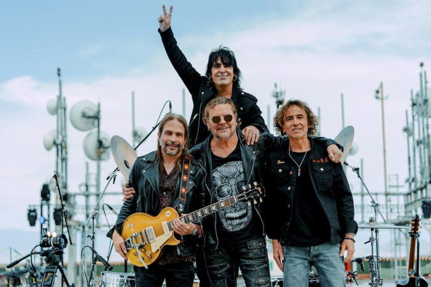 La banda de rock mexicana Maná.&nbsp;