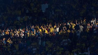&nbsp;En esta foto del 7 de julio de 2019, hinchas brasileños previo a la final de la Copa América contra Perú en el estadio Maracaná de Río de Janeiro