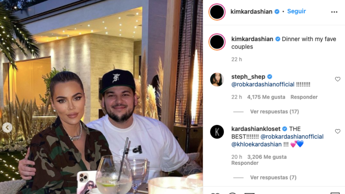 Rob Kardashian y su hermana Khloé Rob Kardashian y su hermana Khloé