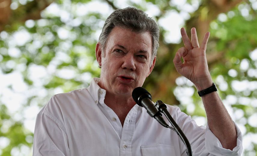 Juan Manuel Santos, presidente de Colombia&nbsp;