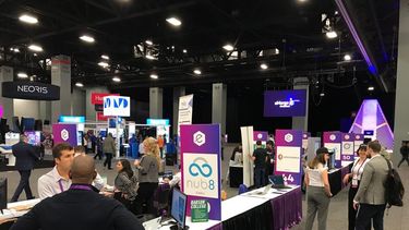 Vista general del evento eMerge Americas que se celebra en Miami Beach.