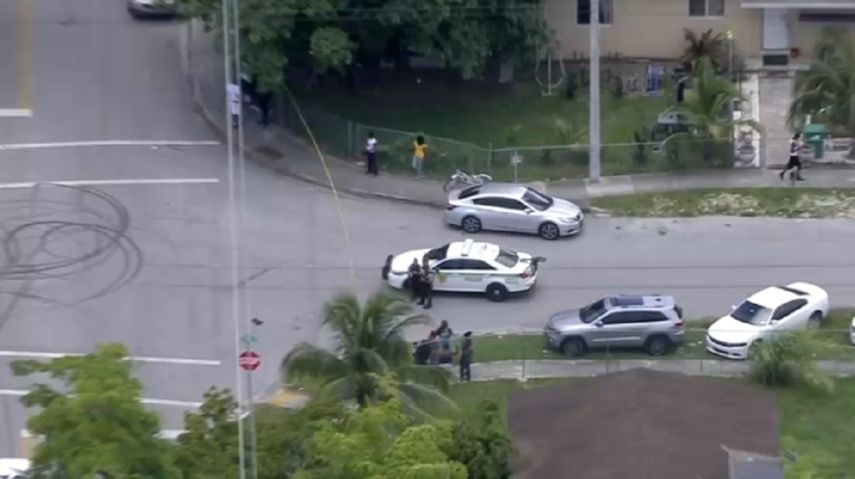 El menor fue trasladado al hospital con herida en una pierna