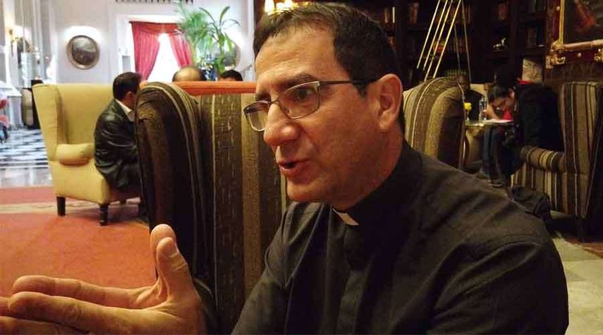 Párroco cubano Alberto Reyes Pías.&nbsp;