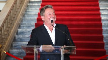 Ricardo Montaner se dirige a los medios en el Palacio Nacional en República Dominicana.&nbsp;