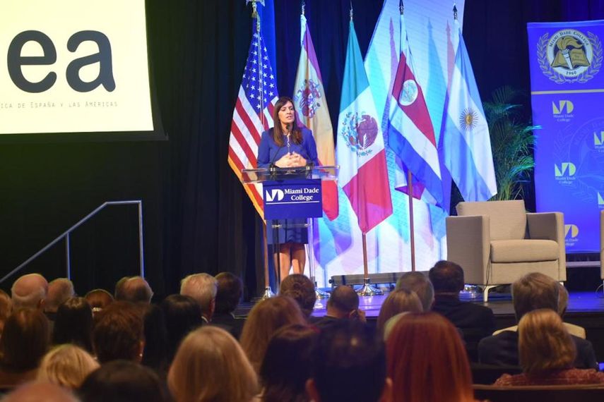 La vicegobernadora de la Florida Jeanette Núñez.