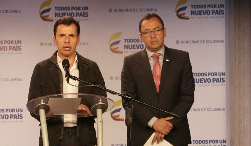 Guillermo Rivera, ministro del Interior de Colombia.