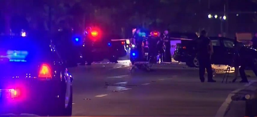 El ciclista atropellado fue declarado muerto en la escena.