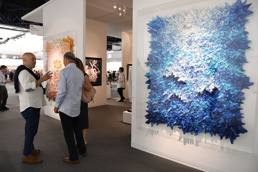 Obra del artista koreano Chun Kwang-Young.