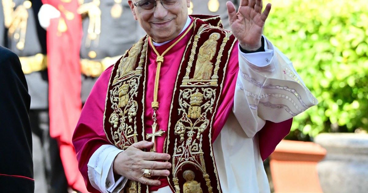 El Papa León XIX toma posesión de su cátedra de obispo de Roma en la basílica de San Juan de Letrán