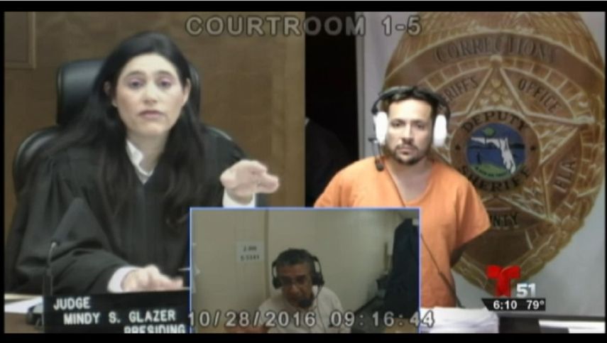 Ramos Corena compareció en una corte de fianza tras ser detenido por agentes de Miami Dade.