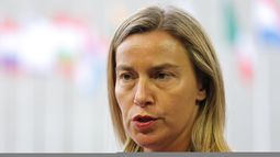 La jefa de la diplomacia europea, Federica Mogherini.