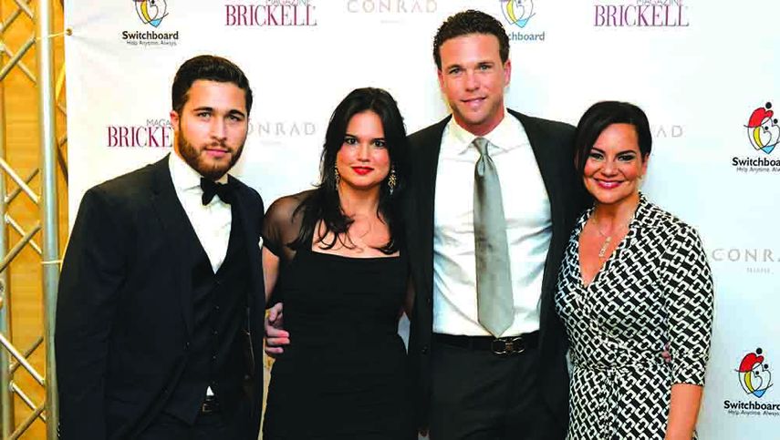 Daniel Tapia, Victoria González, Rich Shinners y Victoria Villalba.