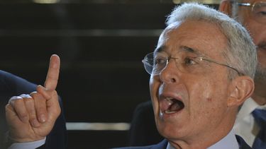 El expresidente colombiano Álvaro Uribe.