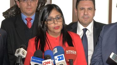 Delcy Rodríguez, canciller venezolana.