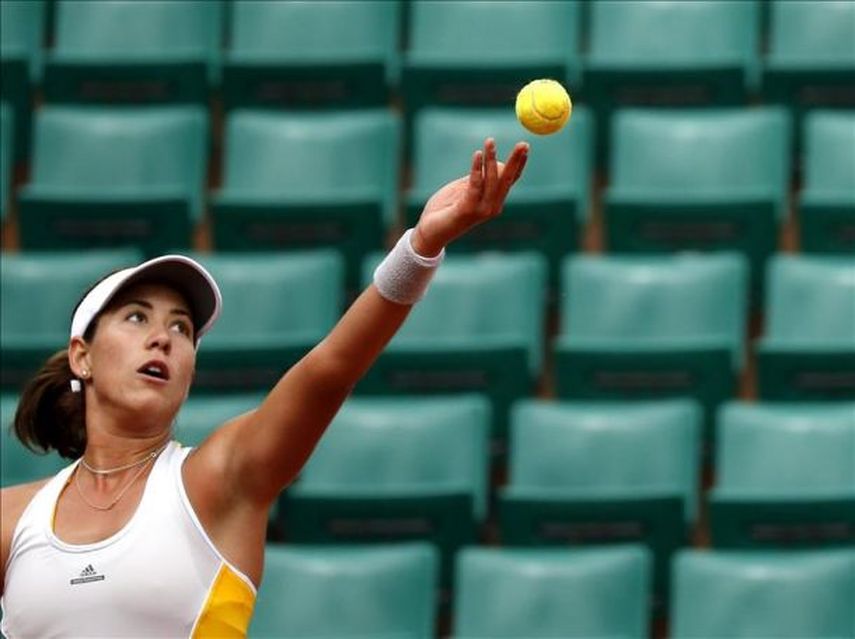 Muguruza sigue escalando entre las tenistas del mundo. (EFE)