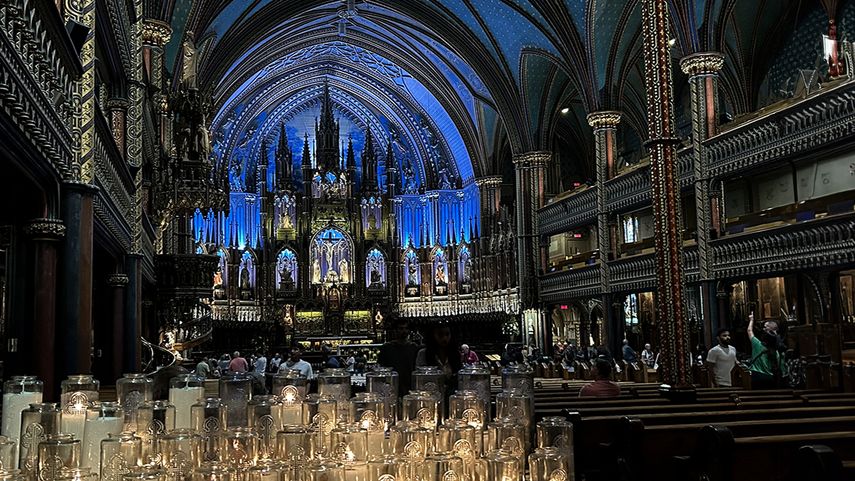Basilica of Notre-Dame, Montreal.
