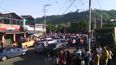 Durante la mañana de este jueves, en el sector San Josecito del estado Táchira, habitantes trancaron la autopista José Antonio Páez (Troncal 5) en manifestación por el desabastecimiento de alimentos (TWITTER/@Tachirafuerte)