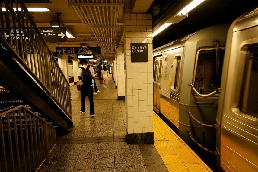 Imagen referencial de una estación de metro de Nueva York.&nbsp;