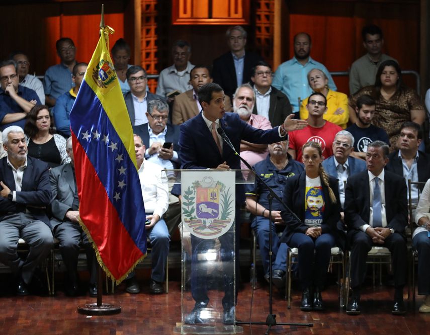 Juan Guaidó, presidente interino de Venezuela&nbsp;