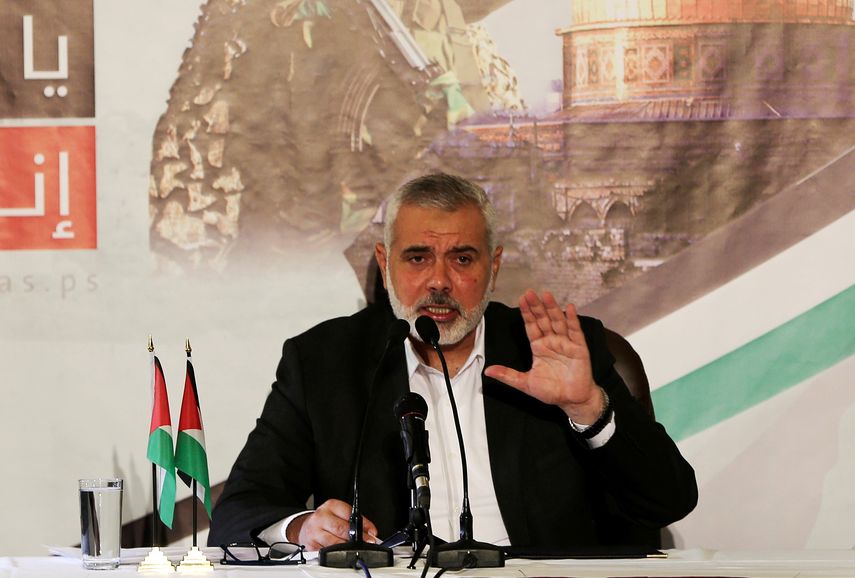 El jefe político del movimiento islamista Hamás, Ismail Haniye.&nbsp;