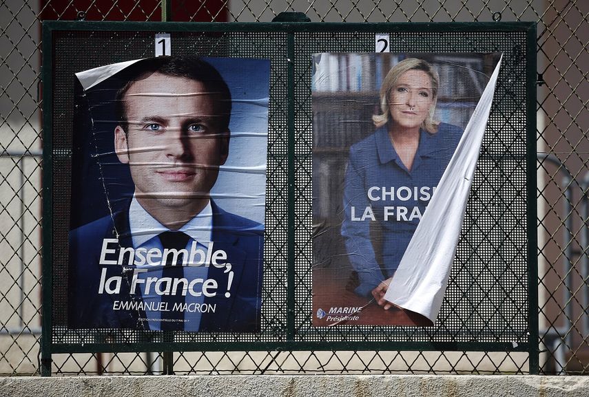 En las elecciones de este domingo&nbsp;se enfrentan el centrista Emmanuel Macron, favorito en las encuestas, y la ultraderechista Marine Le Pen.