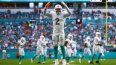 El jugador de los Dolphins de Miami, Bradley Chubb, celebra durante el segundo cuarto de un partido contra los Jets de Nueva York, el 17 de diciembre de 2023. El jugador de los Dolphins de Miami, Bradley Chubb, celebra durante el segundo cuarto de un partido contra los Jets de Nueva York, el 17 de diciembre de 2023.