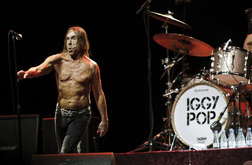 El cantante Iggy Pop.